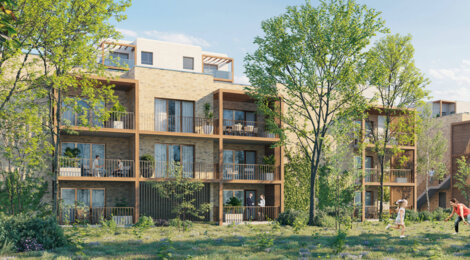Programme immobilier neuf PAULETTE ET LULU ILOT 3/4/5 - Floirac : Appartements studio–T5 avec loggias, parking et luminosité à 200 mètres de la mairie (33270) - Référence : 14406
