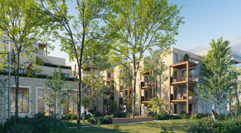 Programme immobilier neuf PAULETTE ET LULU ILOT 3/4/5 - Floirac : Appartements studio–T5 avec loggias, parking et luminosité à 200 mètres de la mairie (33270) - Référence : 14406