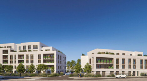 Programme immobilier neuf PASEO - Floirac : Appartements studio–T5 avec terrasses, RT2012 et Prêt à Taux Zéro à proximité du Parc des Étangs (33270) - Référence : 14309