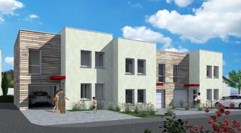 Programme immobilier neuf Le Hameau - Folschviller : 26 maisons T4–T5 de 90 m² avec jardins et garages près des commerces (57730) - Référence : 19