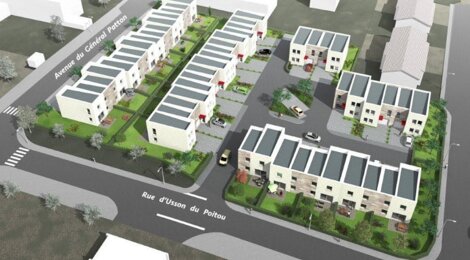 Programme immobilier neuf Le Hameau - Folschviller : 26 maisons T4–T5 de 90 m² avec jardins et garages près des commerces (57730) - Référence : 19