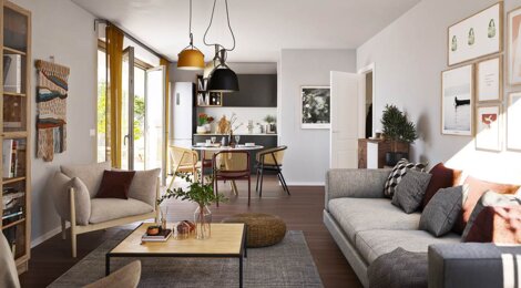 Programme immobilier neuf Les Jardins de Musset - Fondettes : 22 appartements neufs T2–T5 à 15 min du centre de Tours (37230) - Référence : 15356