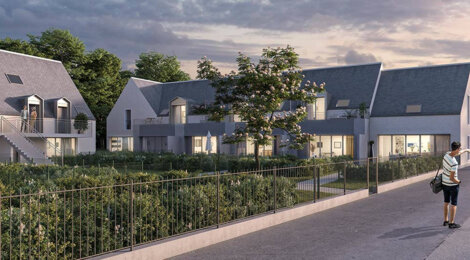 Programme immobilier neuf Les Logis de la Perrée - Fondettes : Appartements T3–T4 et maisons avec jardins privatifs, piscine et proximité Arboretum de la Perrée (37230) - Référence : 14694