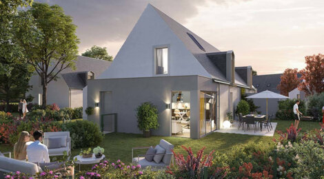 Programme immobilier neuf Les Logis de la Perrée - Fondettes : Appartements T3–T4 et maisons avec jardins privatifs, piscine et proximité Arboretum de la Perrée (37230) - Référence : 14694
