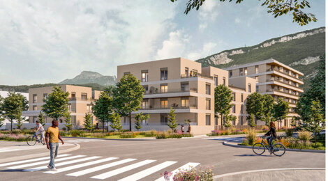 Programme immobilier neuf Sourcea - Fontaine écoquartier Porte du Vercors proche tram A (38600) - Référence : 15383