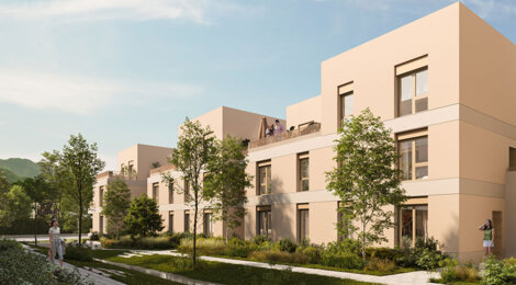Programme immobilier neuf Sourcea - Fontaine écoquartier Porte du Vercors proche tram A (38600) - Référence : 15383