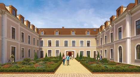 Programme immobilier neuf ATHENAIS - Fontainebleau : Appartements studio–T5 avec parquet chêne, cuisine équipée et stationnements privatifs proche du nouveau campus UPEC (77300) - Référence : 14357