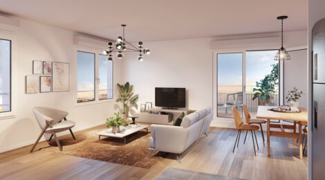 Programme immobilier neuf L' ÉLOGE - Fontaines-sur-Saône aux portes de Lyon en 20 min (69270) - Référence : 16055