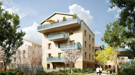 Programme immobilier neuf L' ÉLOGE - Fontaines-sur-Saône aux portes de Lyon en 20 min (69270) - Référence : 16055