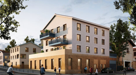 Programme immobilier neuf L' ÉLOGE - Fontaines-sur-Saône aux portes de Lyon en 20 min (69270) - Référence : 16055