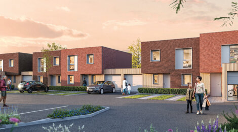 Programme immobilier neuf Le Clos des Censes - Forest-sur-Marque vivre aux portes de Lille dans un cadre paisible (59510) - Référence : 14175