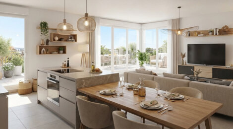 Programme immobilier neuf Résidence Penfret - Fouesnant-les Glénan cadre résidentiel à 8 min des plages (29170) - Référence : 14058