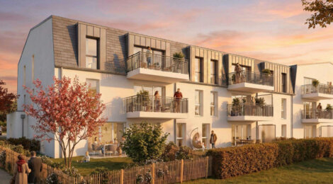 Programme immobilier neuf Résidence Penfret - Fouesnant-les Glénan cadre résidentiel à 8 min des plages (29170) - Référence : 14058