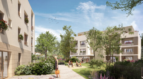 Programme immobilier neuf Les Allées du Moulin - Francheville : appartements neufs T2–T4 à 10 km de Lyon Presqu’Île (69340) - Référence : 15911