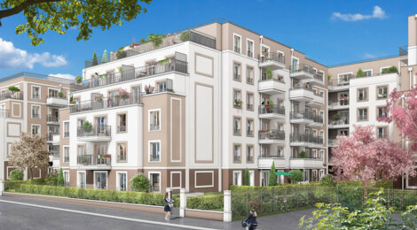 Programme immobilier neuf L'unique - Franconville : Appartements studio–T4 avec balcons, terrasses et cuisine ouverte à 2 min de la gare RER C (95130) - Référence : 5869