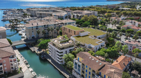 Programme immobilier neuf Marina B - Fréjus port et plages accessibles à pied (83600) - Référence : 16426