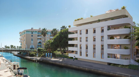 Programme immobilier neuf Marina B - Fréjus port et plages accessibles à pied (83600) - Référence : 16426