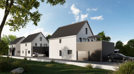 Programme immobilier neuf Les Duos de la Source - Friesenheim : Appartements T3–T5 avec terrasses, jardins privatifs et proximité cadre champêtre (67860) - Référence : 6967