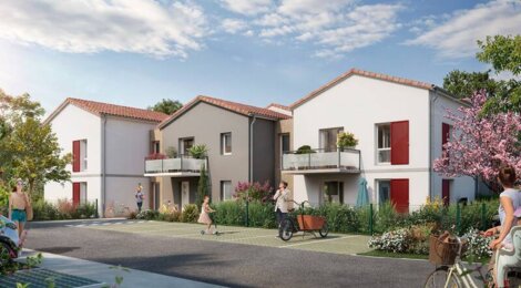Programme immobilier neuf Le Clos Sauveur - Frouzins le long du canal Saint-Martory (31270) - Référence : 8151