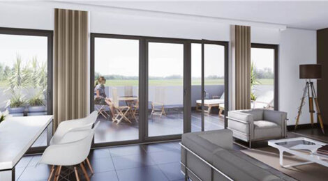 Programme immobilier neuf LE 1204 - Gambsheim : Appartements T2–T5 avec balcons, terrasses et vue sur la verdure proche du CHU Strasbourg (67760) - Référence : 2253