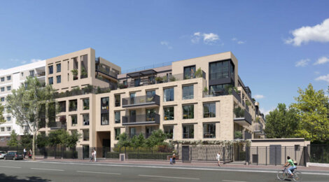 Programme immobilier neuf Les Terrasses de L'Hippodrome - Garches : appartements neufs du 2 au 5 pièces avec vue sur l'hippodrome de Saint-Cloud (92380) - Référence : 14963