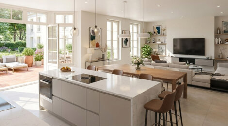 Programme immobilier neuf Les Ecuries du château d’Hanneucourt - Gargenville appartements et maisons dans château (78440) - Référence : 16358