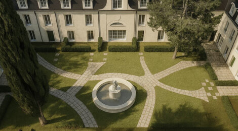 Programme immobilier neuf Les Ecuries du château d’Hanneucourt - Gargenville appartements et maisons dans château (78440) - Référence : 16358