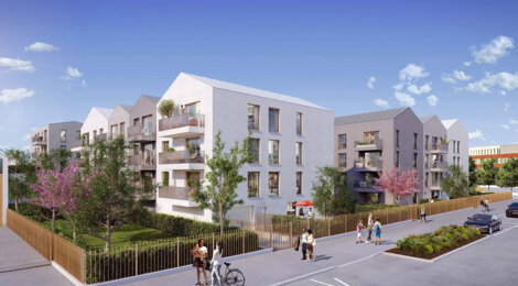 Programme immobilier neuf GREEN AVENUE - Garges-lès-Gonesse : Appartements T1–T4 avec jardins, balcons et stationnement sécurisé à 2 pas du RER (95140) - Référence : 4789