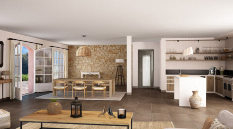 Programme immobilier neuf LES 7 PERLES DE GASSIN - Gassin villa avec piscine privée et panoramas méditerranéens (83580) - Référence : 17476