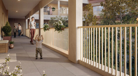 Programme immobilier neuf Coeur des Agnettes - Gennevilliers appartements lumineux proche future ligne 15 (92230) - Référence : 17651