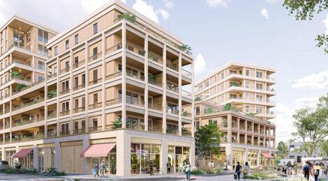 Programme immobilier neuf Coeur des Agnettes - Gennevilliers appartements lumineux proche future ligne 15 (92230) - Référence : 17651