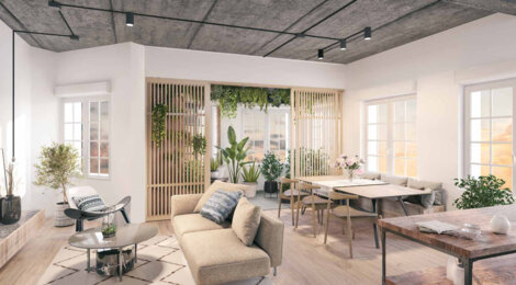 Programme immobilier neuf REPLAY - Gennevilliers : appartements neufs du studio au 5 pièces à deux pas du tramway T1 (92230) - Référence : 14944