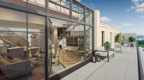 Programme immobilier neuf REPLAY - Gennevilliers : appartements neufs du studio au 5 pièces à deux pas du tramway T1 (92230) - Référence : 14944