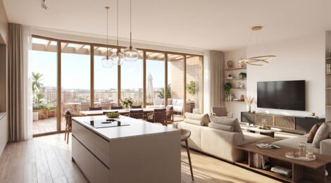 Programme immobilier neuf Serene A - Gennevilliers proche du métro Gabriel Péri (92230) - Référence : 18347