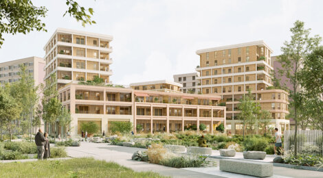 Programme immobilier neuf Rooj - Cœur des Agnettes - Gennevilliers résidence verdoyante proche métro 13 et ligne 15 (92230) - Référence : 17926