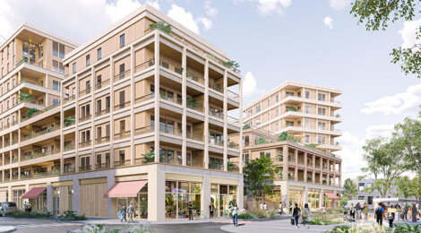Programme immobilier neuf Rooj - Cœur des Agnettes - Gennevilliers résidence verdoyante proche métro 13 et ligne 15 (92230) - Référence : 17926