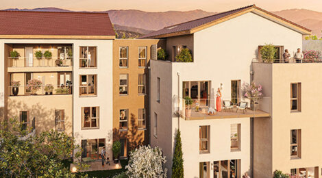 Programme immobilier neuf COEUR GEX 2 - Gex vivre proche Genève et frontière Suisse entre nature et ville (01170) - Référence : 17116