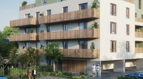 Programme immobilier neuf Les Jardins d'Auguste - Giberville quartier Les Jardins de Clopée (14730) - Référence : 14476