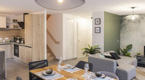 Programme immobilier neuf LES CARRES PRIMAVERA - Gilly-sur-Isère duplex avec jardin proche commodités (73200) - Référence : 17754