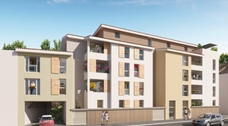 Programme immobilier neuf Square République - Givors à 350 m de la gare dans un cadre paysager (69700) - Référence : 17009