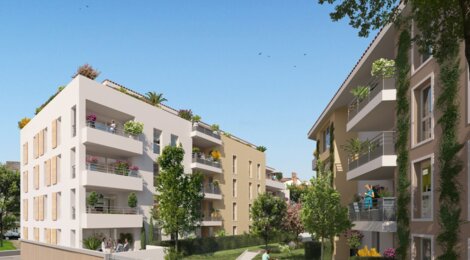 Programme immobilier neuf Square République - Givors à 350 m de la gare dans un cadre paysager (69700) - Référence : 17009