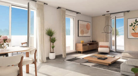 Programme immobilier neuf Le Clos de la Verrerie - Givors proche Lyon avec accès TER rapide et cadre naturel (69700) - Référence : 17087