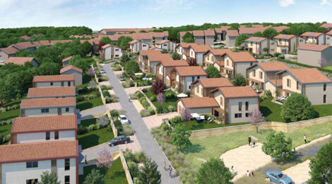 Programme immobilier neuf Hameau des coteaux - Gleizé cadre pavillonnaire à 8 min de la gare TER (69400) - Référence : 17808