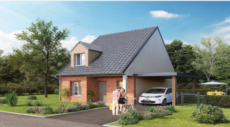 Programme immobilier neuf LE CLOS DU VAL DE LA SENSÉE - Gœulzin : Maisons T4–T5 avec jardins, garages et architecture typique dans un secteur calme (59169) - Référence : 11994