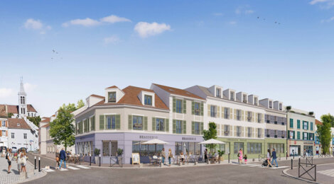 Programme immobilier neuf Le Clos du Centre - Gonesse à 100 m du bus vers le RER D (95500) - Référence : 16470