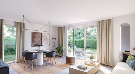 Programme immobilier neuf LE CLOS DES OISEAUX - Gonfreville-l'Orcher appartements-jardins proches du Havre (76700) - Référence : 17501