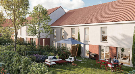 Programme immobilier neuf LE CLOS DES OISEAUX - Gonfreville-l'Orcher appartements-jardins proches du Havre (76700) - Référence : 17501