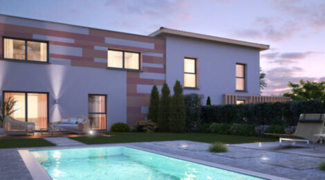 Programme immobilier neuf CARRÉS DU LAUZIS - Gragnague : maisons de ville 4 pièces avec jardins privatifs près du centre (31380) - Référence : 3192