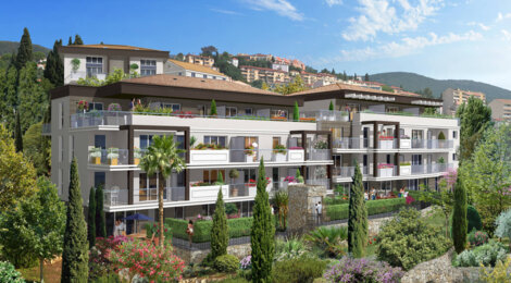 Programme immobilier neuf VILLA MARCY - Grasse proche du centre et du bus Petit Paris Bas (06130) - Référence : 11475