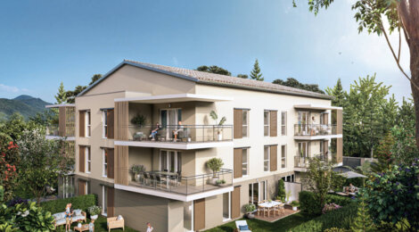 Programme immobilier neuf VILLA ROSALIA - Grasse secteur recherché du Plan de Grasse (06130) - Référence : 14314